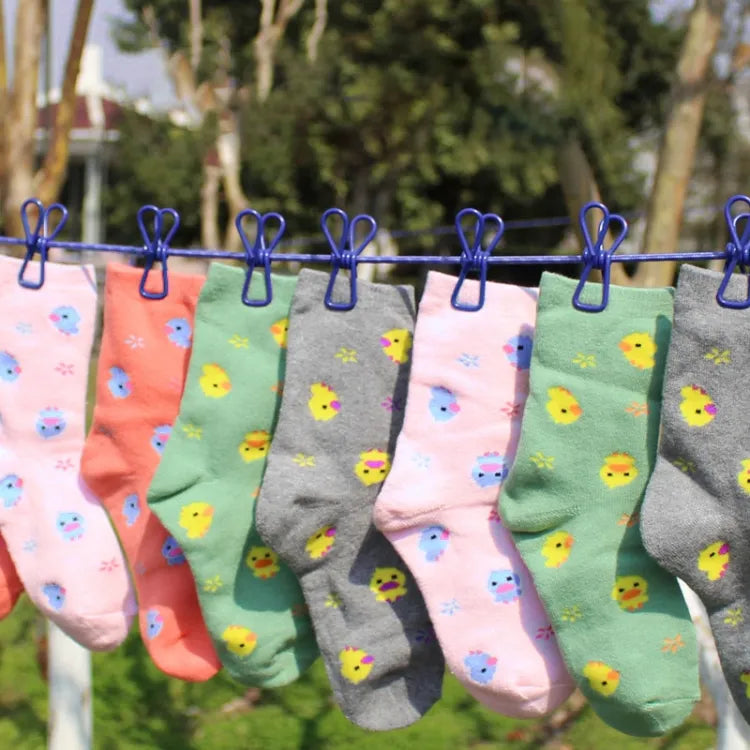 Clip&hang portable clothesline