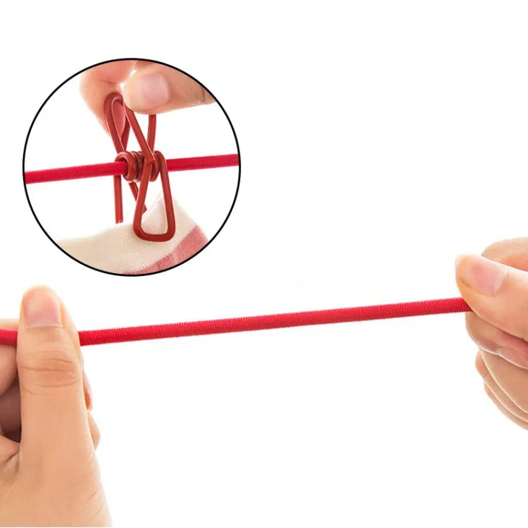 Clip&hang portable clothesline