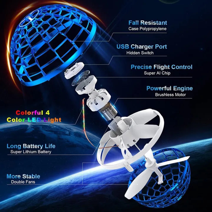 Flying Spinner Fidget Toys Flying Ball