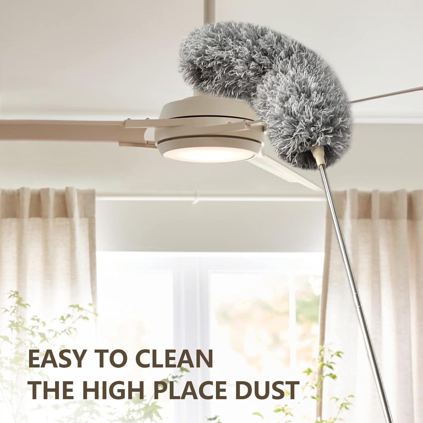 Grey Flexible Microfiber Duster