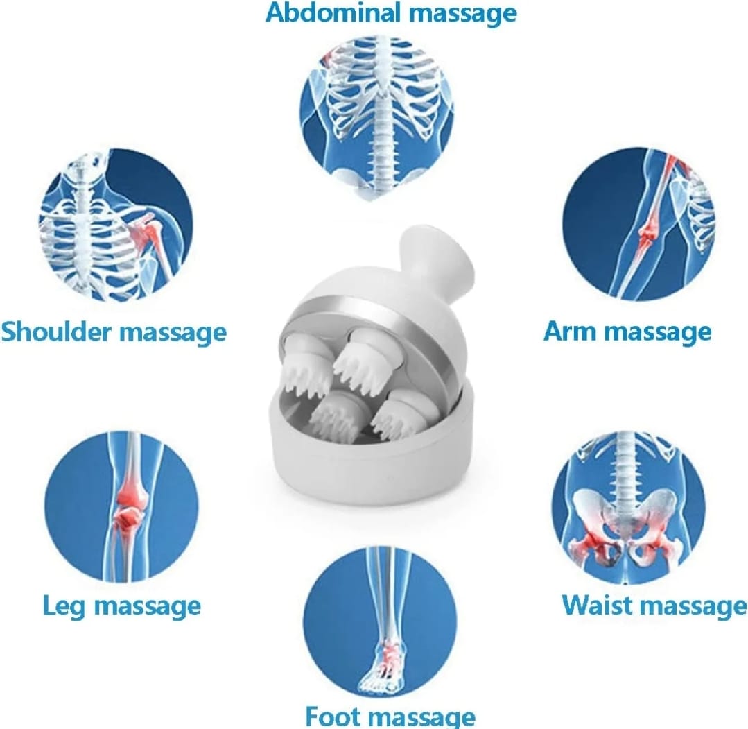 Electric Scalp Massager with 4 Tissue Kneading Nodes